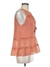 Alice + Olivia 100% Recycled Polyester Orange Sleeveless Blouse Size M - photo 4