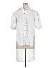 Khaite Ivory 3/4 Sleeve Button-Down Shirt Size M - photo 1