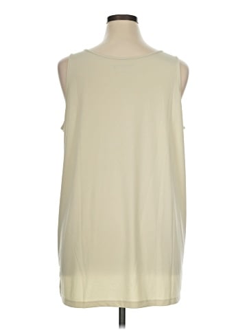 Susan Graver Sleeveless T-Shirt (view 2)