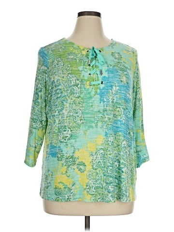 Susan Graver 3/4 Sleeve T-Shirt (view 1)