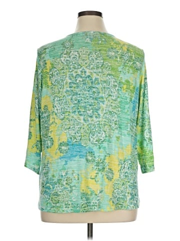 Susan Graver 3/4 Sleeve T-Shirt (view 2)