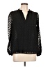 Gerard Darel 100% Polyester Black Long Sleeve Blouse Size 10 (42) - photo 1