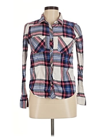 Polly & Esther Long Sleeve Button-Down Shirt (view 1)