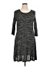 Apt. 9 Gray Casual Dress Size XL - photo 1