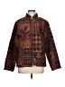 Coldwater Creek Print Burgundy Jacket Size L - photo 1