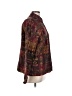 Coldwater Creek Print Burgundy Jacket Size L - photo 4