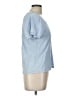 Rafaella Blue Short Sleeve Top Size L - photo 4