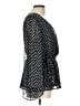 Weston 100% Polyester Black Long Sleeve Blouse Size L - photo 4