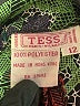 Tess 100% Polyester Floral Green 3/4 Sleeve Blouse Size 12 - photo 7
