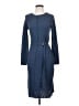 Lumiere Tweed Blue Casual Dress Size S - photo 1