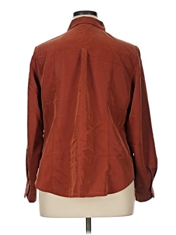 DressBarn Long Sleeve Button-Down Shirt (view 2)