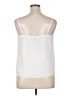 White House Black Market 100% Polyester White Sleeveless Top Size 14 - photo 2
