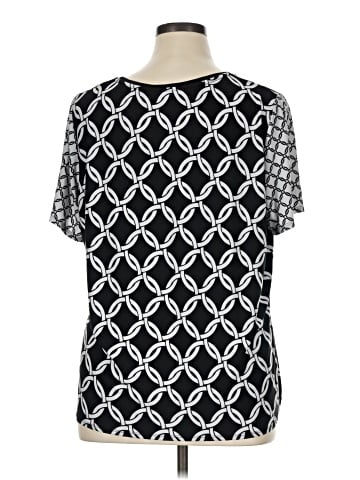 Susan Graver Short Sleeve T-Shirt (view 2)