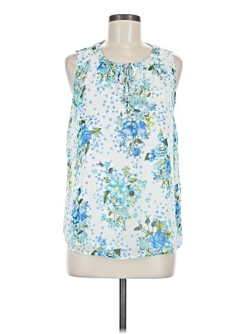 Skies Are Blue Sleeveless Blouse (view 1)