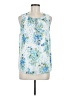Skies Are Blue 100% Polyester Blue Sleeveless Blouse Size M - photo 1