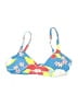 Roxy Floral Blue Swimsuit Top Size XS - photo 1