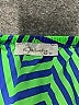 Ophelia 100% Polyester Chevron-herringbone Green Casual Dress Size S - photo 7