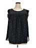 Ann Taylor LOFT Outlet 100% Polyester Black Sleeveless Blouse Size XL - photo 1