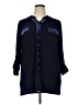 Susan Graver Blue 3/4 Sleeve Blouse Size XL - photo 1