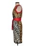 Etcetera Animal Print Brown Cocktail Dress Size 2 - photo 5