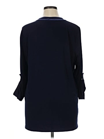 Susan Graver 3/4 Sleeve Blouse (view 2)