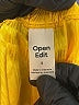 Open Edit 100% Polyester Hearts Yellow Shorts Size S - photo 3