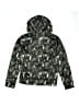 Puma 100% Polyester Green Zip Up Hoodie Size M (kids) - photo 2
