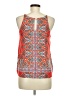 Renee C. 100% Rayon Orange Sleeveless Blouse Size M - photo 2