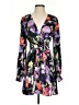 Express Print Purple Cocktail Dress Size S - photo 1