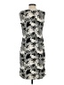 Ann Taylor LOFT 100% Polyester Print Gray Cocktail Dress Size S - photo 2