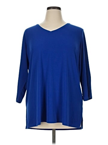Susan Graver 3/4 Sleeve T-Shirt (view 1)
