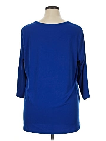 Susan Graver 3/4 Sleeve T-Shirt (view 2)