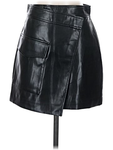 Babaton Faux Leather Skirt (view 1)
