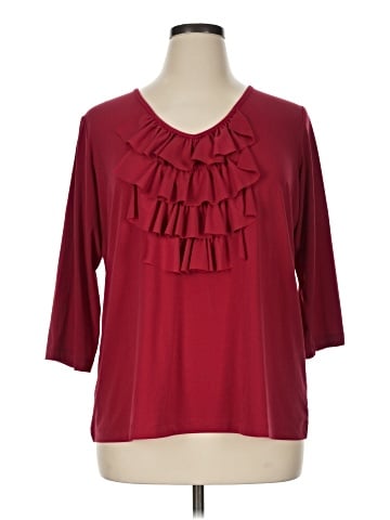 Susan Graver 3/4 Sleeve T-Shirt (view 1)