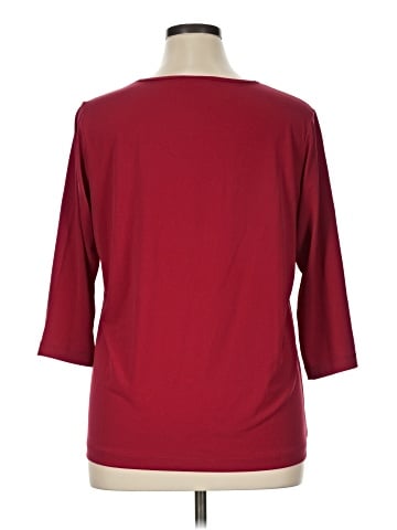 Susan Graver 3/4 Sleeve T-Shirt (view 2)