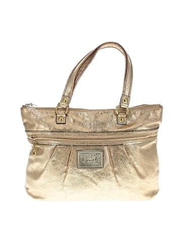Coach Heart Poppy Leather Tote (view 1)