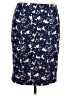 Talbots Print Blue Casual Skirt Size 14 - photo 1