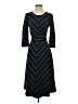 Nine West Chevron-herringbone Green Casual Dress Size XS - photo 1