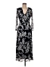 Connected Apparel Black Casual Dress Size 6 - photo 1