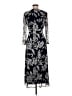 Connected Apparel Black Casual Dress Size 6 - photo 2