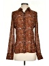 Rag & Bone 100% Viscose Paisley Brown Long Sleeve Blouse Size S - photo 1