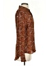 Rag & Bone 100% Viscose Paisley Brown Long Sleeve Blouse Size S - photo 4