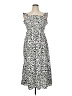 Influence 100% Polyester Animal Print White Casual Dress Size 14 - photo 1
