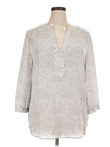 Ellie Kai 3/4 Sleeve Silk Top (view 1)