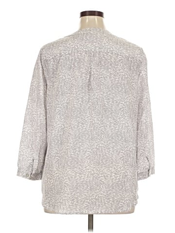 Ellie Kai 3/4 Sleeve Silk Top (view 2)