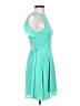 GB Solid Teal Cocktail Dress Size XS - photo 4