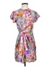 ALLSAINTS 100% Polyester Floral Gray Casual Dress Size 0 - photo 1
