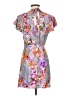 ALLSAINTS 100% Polyester Floral Gray Casual Dress Size 0 - photo 2