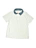 Cat & Jack Ivory Short Sleeve Button-Down Shirt Size 10 - 12 - photo 1