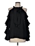 CeCe 100% Polyester Black Sleeveless Blouse Size M - photo 1
